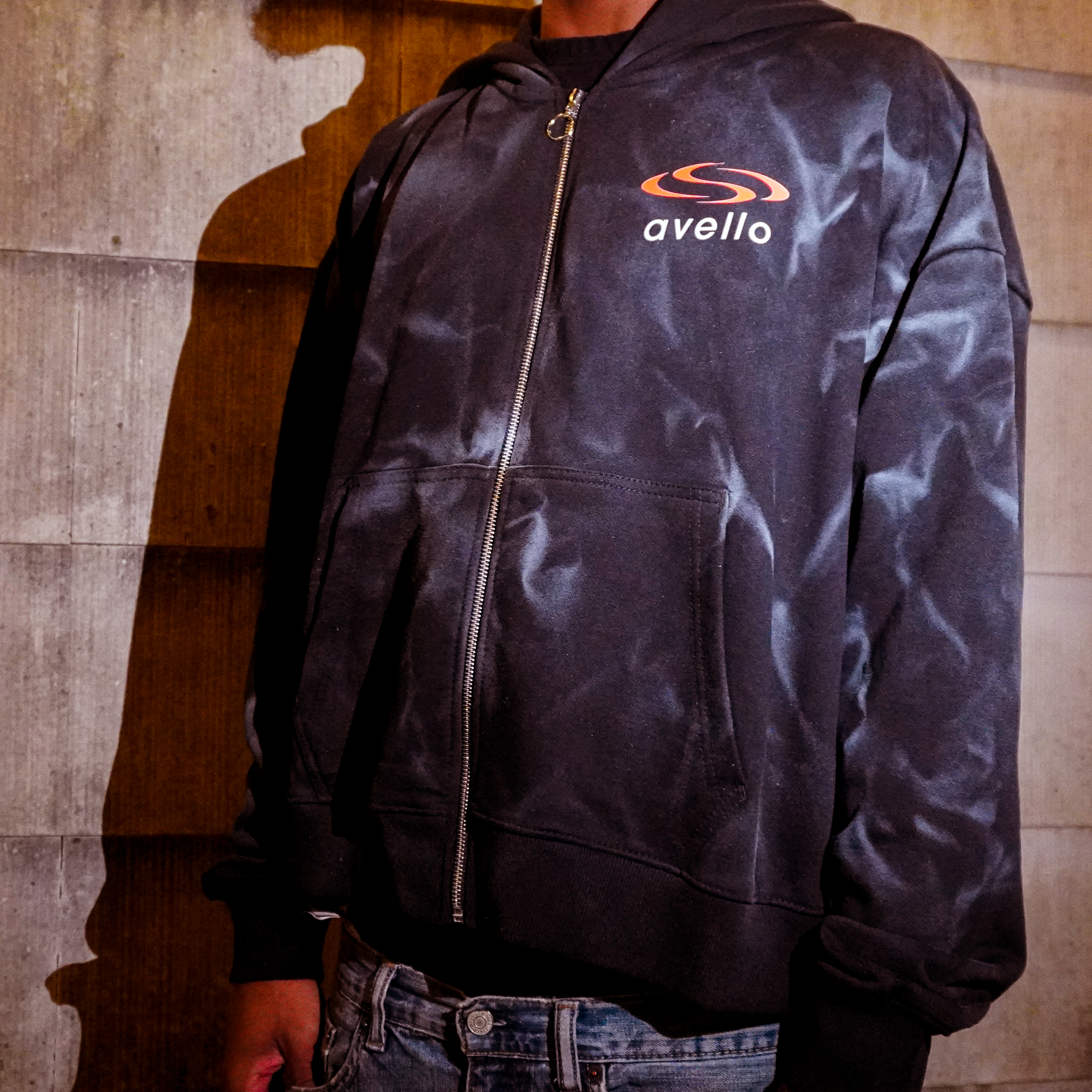 Avello Faded Everyday Zip Up