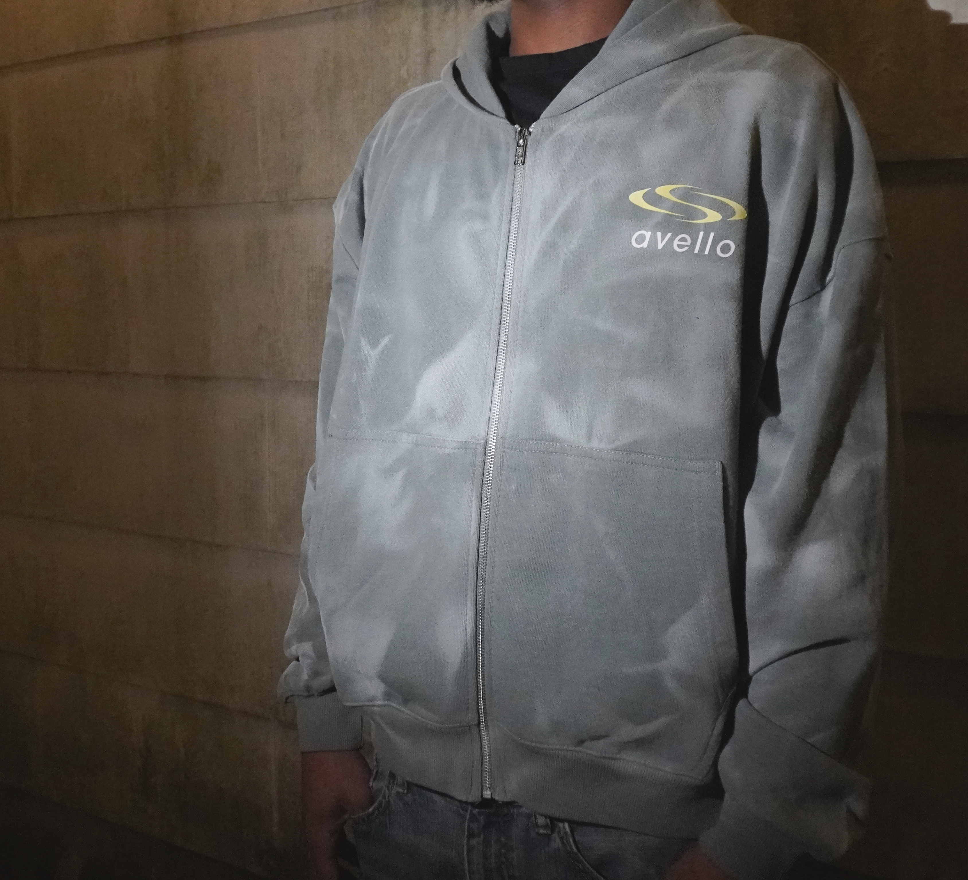 Avello Faded Everyday Zip Up
