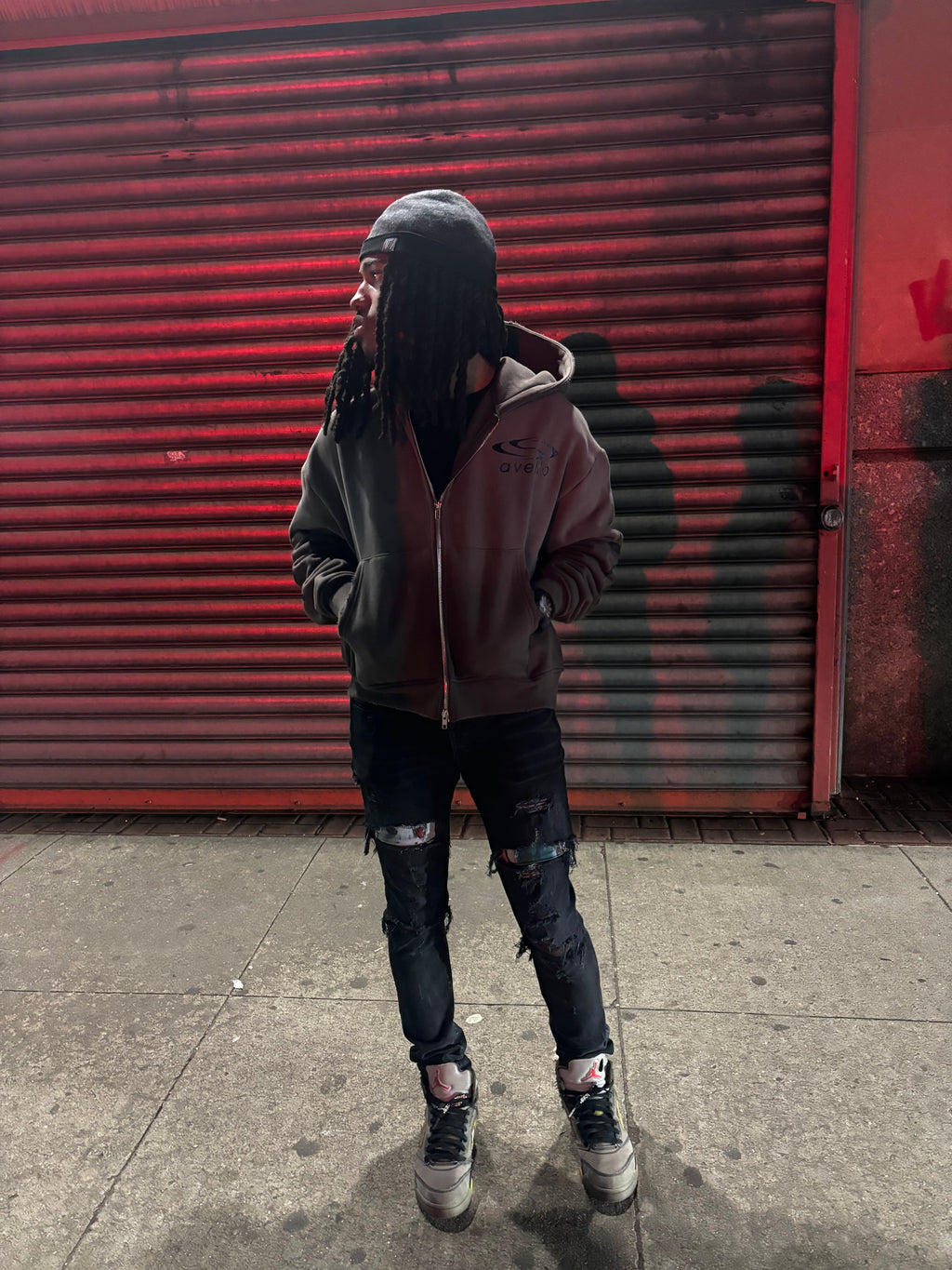 Avello Everyday Zip Up “Shadow”